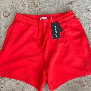 Peloton Red Athletic Shorts